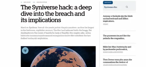The Syniverse Hack: A Deep Dive into the Breach and Its Implications