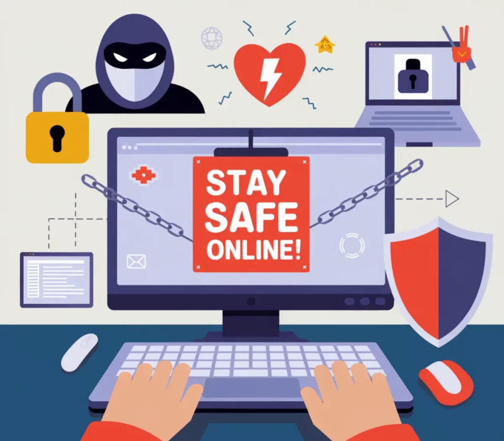 Online World Risks: Dangers and How to Stay Safe online world,Online Online world