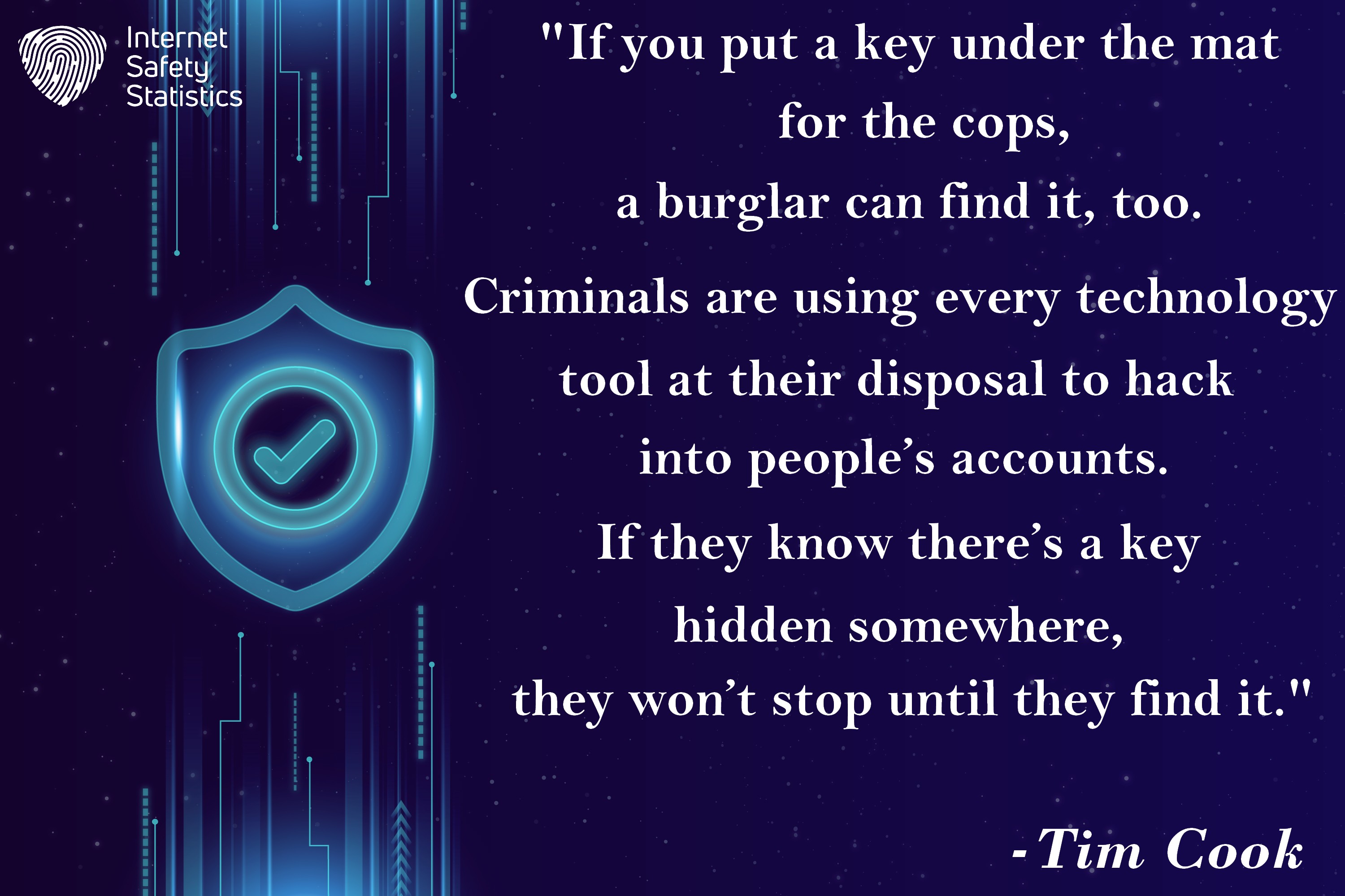 Cybersecurity Quotes, Another Cybersecurity Quote by Tim Cook