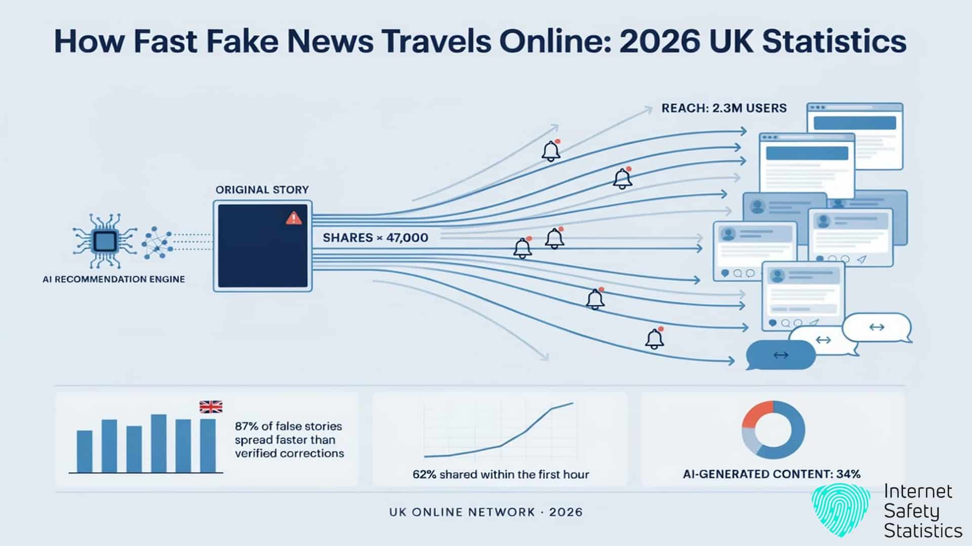 How Fast Fake News Travels Online: 2026 UK Statistics